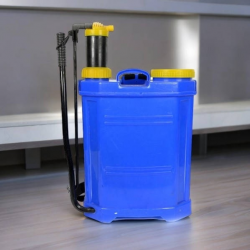 Обприскувач Акумулятор ручний Sprayer 12В 16л 2кг АКБ (синій та оранжевий) 15126-1 