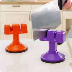 Стругачка подвійна для ножів на присосці tungsten steel knife sharpener