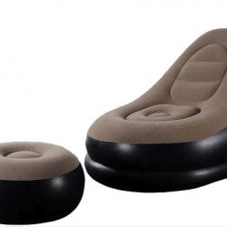 Надувне крісло з пуфом-підставкою для ніг AIR SOFA