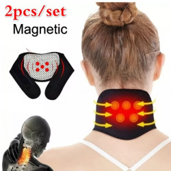 Турмаліновий шийний бандаж із магнітами SUNROZ Self Heating Neck Guard Band