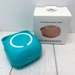Універсальна силіконова щітка для купання, миття посуду, купання Silicone Massage Bath Brush