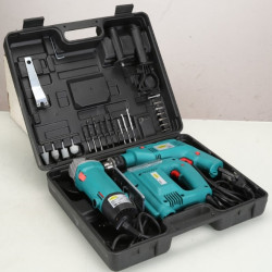 Набір інструментів (3в1) Дриль, болгарка, різак (220w) (RD-00-65) 