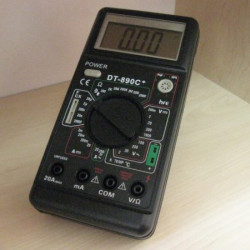 Мультиметр цифровий DT-890С+ з вимірюванням температури та ємності