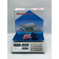 Ваги торговельні ACS KitchenTech KT218 50 кг 6 V (метал)