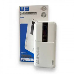 POWER BANK INKAX PBQ-07 на 20000 mAh (22,5 W) зі швидким заряджанням і циферблатом без шнурів (2 виходи)