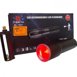 Лантер ручного червоного світла x -bail BL1831 -3 (USB -заряд) (120pcs)
