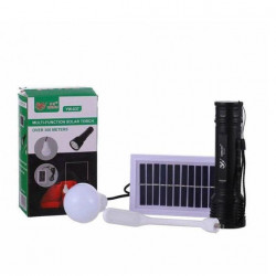 Ліхтарик ручний BL YW-037 + bulb + solar 