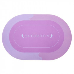 Міцний вологостійкий килимок для ванни Shower Room 80*50. Рожевий