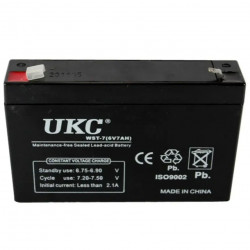 Аккумулятор BATTERY 6V 7A UKC 