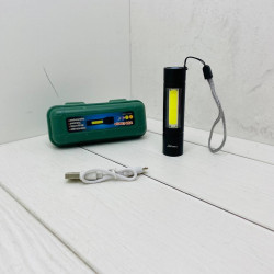 Ліхтарик ручний BL 511 COB usb micro charge.