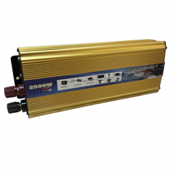 Потужність перетворювача напруги 2500 W 12V 220V Інвертор 2500 Вт 12 В 220 В постійного струму до змінного струму