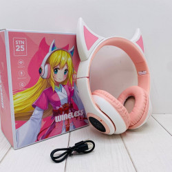 Навушники CAT STN-25 Bluetooth (Червоний, Чорний, Рожевий, Синій, Бузковий) (60)