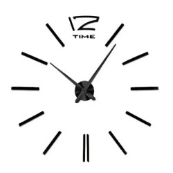 Настінний маленький 3D годинник DIY clock 