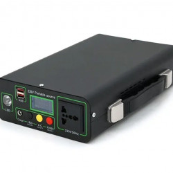 Інвертор акумуляторний/зарядна станція EP-3018-300W 12 V / 18 Ah + сонячна панель 18W 