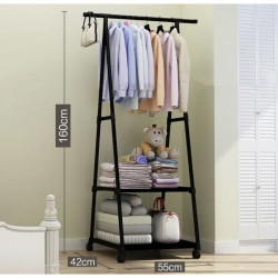 Вішалка підлогова Багатофункціональна вертикальна стійка COAT RACK TRAINGULAR
