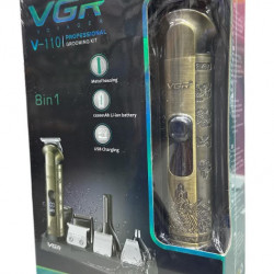 Професійна Машинка для стрижки волосся і бороди VGR V110 (8в1) (20шт)