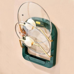 Підставка на стіну для кришок kitchen pot cover rack 