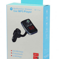 Автомобільний модулятор FM M3 Plus з Bluetooth