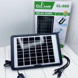 Портативна сонячна панель CCLamp CL-680 для заряджання мобільних пристроїв 