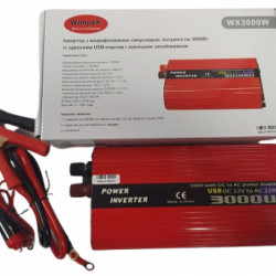Перетворювач WX 3000 A 12V USB Wimpex 20(шт.ящ)