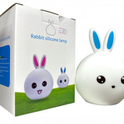 Дитячий світильник нічник Зайчик Rabbit різнокольорове світіння кролик / ART-0505 (60шт)