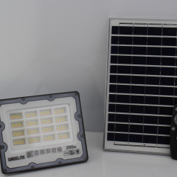 Вуличний ліхтар на стовп на сонячній панелі 200W JX 007 (10)