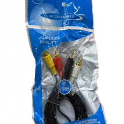Кабель для ТБ 3RCA-3.5MM 1.5M