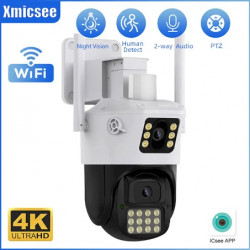 Камера відеоспостереження PTZ вулична WiFi Outdoor Camera A23 (3MP+3MP) (ICSEE)
