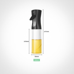 Пляшечка зі спреєм для олії та рідини 300ml 
