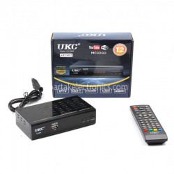Тюнер DVB-T2 0968 METAL з підтримкою wifi адаптера (з екраном) (40) в уп. 40шт.