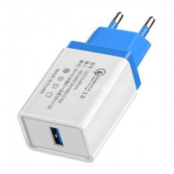 Адаптер Fast Charge QC3.0 USB AR 60 WHITE (250)