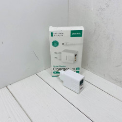 Адаптер (A-14) 220v 2 usb with digital display CX QC03 