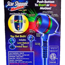 Лазерний проектор Star Shower Light Lazer Moition (HIGH QUALITY + STAND) / ART-0202 (30шт)