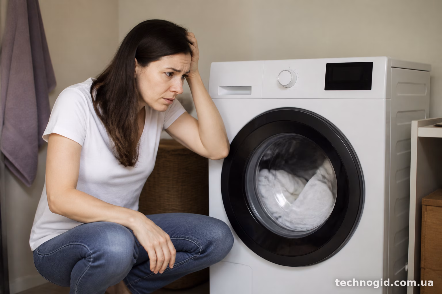 Hisense WD5S1045BW не віджимає: що робити