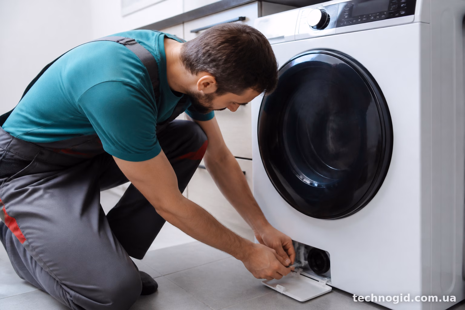 Hisense WD5S1045BW не зливає воду